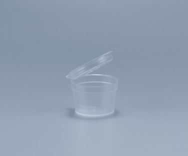 Saucenbecher 10gr glasklar PP, mit Deckel, transparent !NSV!