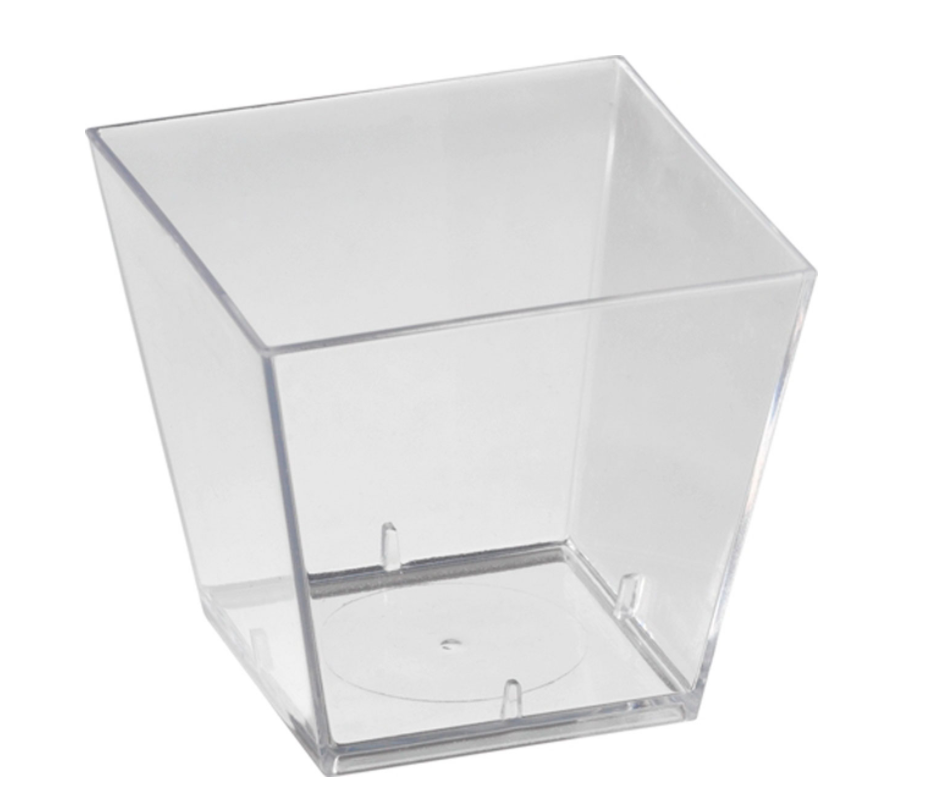 Duni Amuse-Bouche Square 60ml, transparent