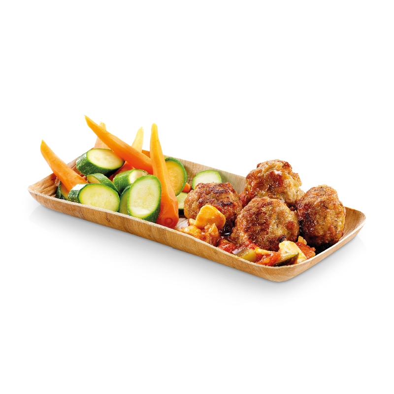 Palmblatt Tray 19x9cm 2cm tief