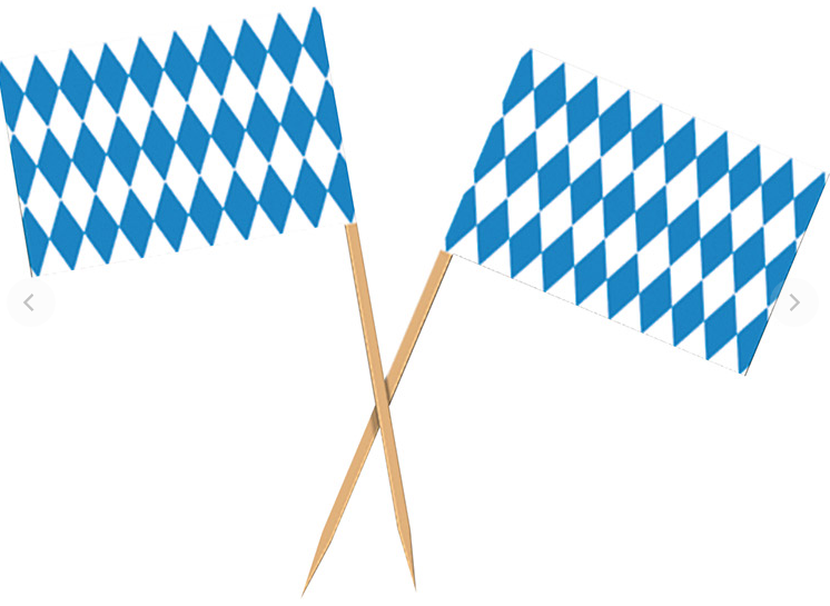 Mini-Fähnchen BAYERN