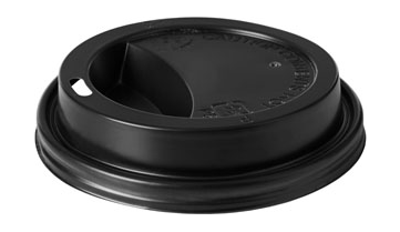 Deckel schwarz , für Kaffeebecher "IZZA" 