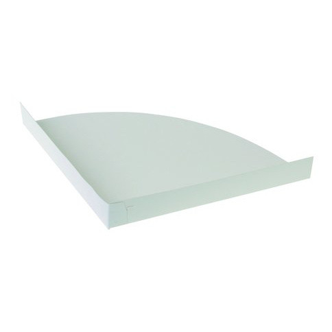 Pizzateller Slice 1/4 Karton unbeschichtet, weiss, 23x23cm, H3cm