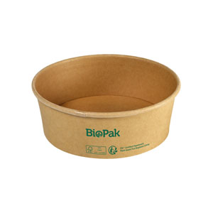 Bowl Ronda Wide, Karton/PLA, braun, 700ml