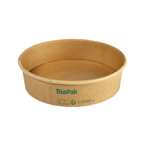 Bowl Ronda Wide+, Karton/PLA, braun, 900ml