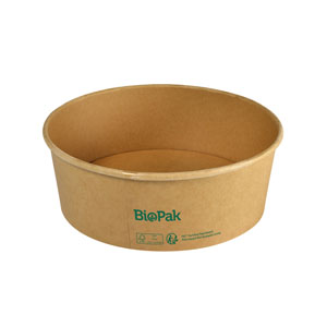 Bowl Ronda Wide+, Karton/PLA, braun, 1300ml