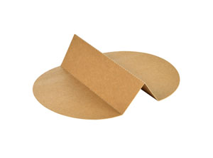 Kartonteiler Ronda, Karton/PLA, braun, für 1300ml