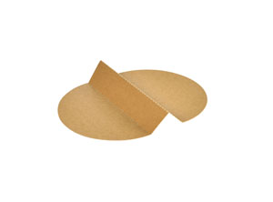 Kartonteiler Ronda, Karton/PLA, braun, für 500ml