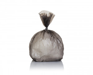 Mehrzweckbeutel  7l, HDPE, gerollt, anthrazit