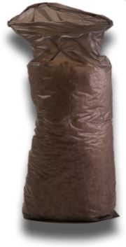 Wäschesäcke HDPE, opak grau