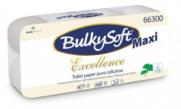 Toilettenpapier BulkySoft, 3-lg, 250 Blatt à 13.2cm