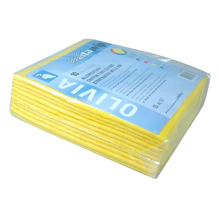 Allzwecktuch Olivia gelb, ca. 38x40cm, ca. 140g/m2