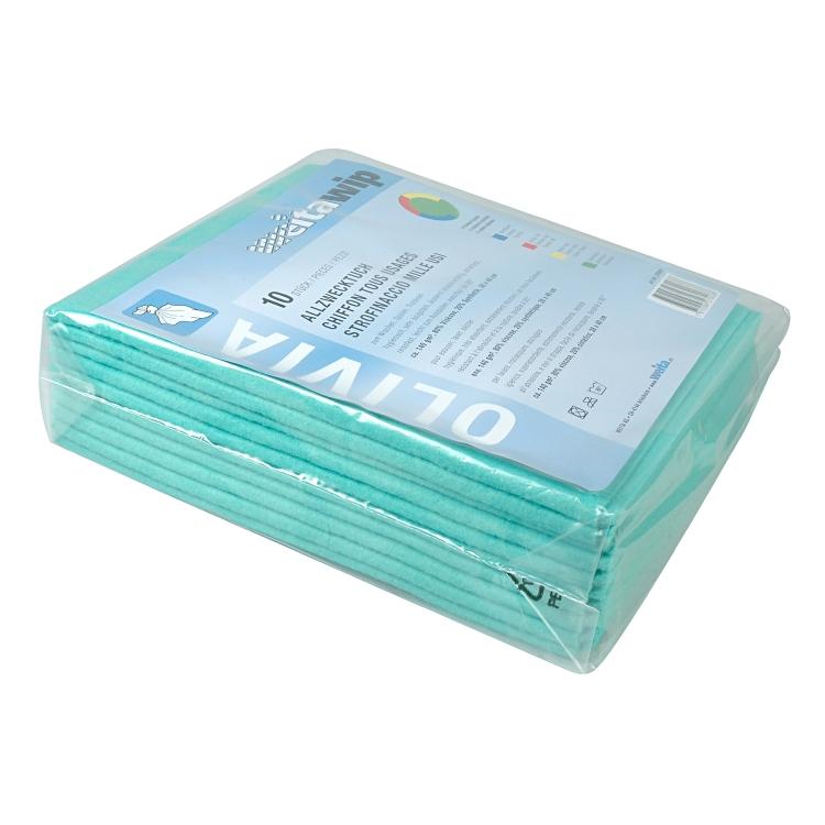 Allzwecktuch Olivia grün, ca. 38x40cm, ca. 140g/m2