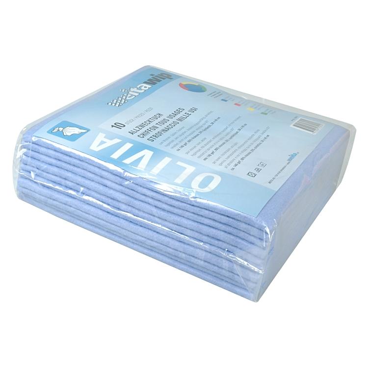 Allzwecktuch Olivia blau, ca. 38x40cm, ca. 140g/m2