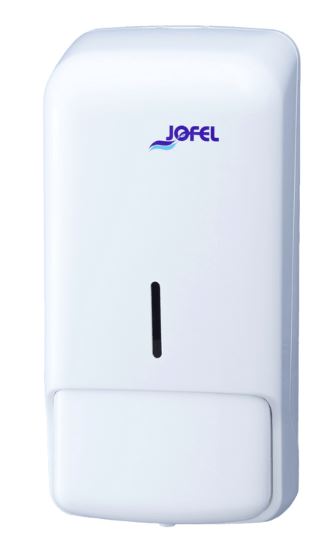 Flüssigseifendispenser Jofel 0.85l weiss, abschliessbar