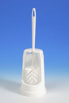 WC-Garnitur rund leicht, Kunststoff PP, weiss