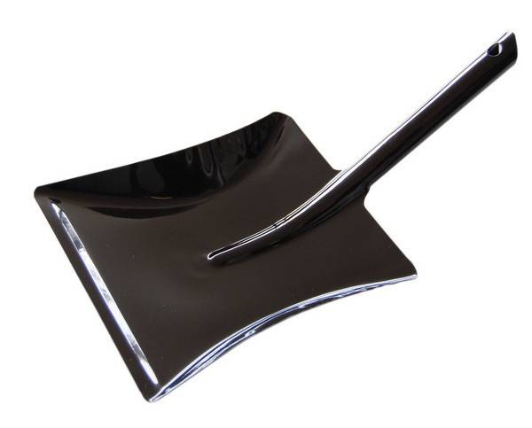Metallschaufel, lackiert schwarz