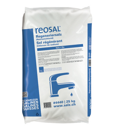 Regeneriersalz Reosal 25kg, fein, ungetrocknet