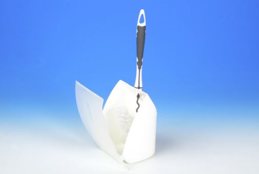 WC-Garnitur natur/weiss, Kunststoff PP