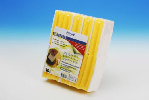 Pad-Schwämme Soft, gelb/weiss, 14x8x4cm