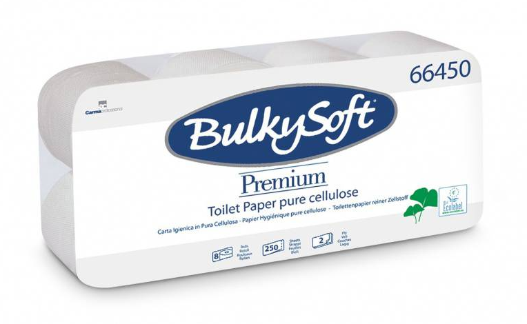 Toilettenpapier BulkySoft, 2-lg, 250 Blatt à 12cm