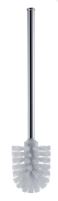 WC-Besen ø76mm weiss, Edelstahlgriff poliert Neop