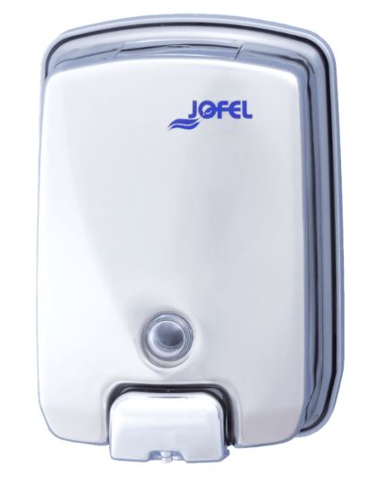 Flüssigseifenspender Jofel 1lt Inox poliert, befüllbar