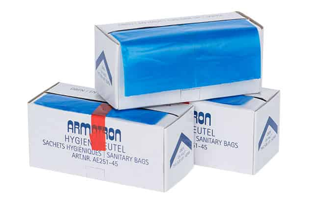 Hygienebeutel zu Spender A251, Kunststoff blau