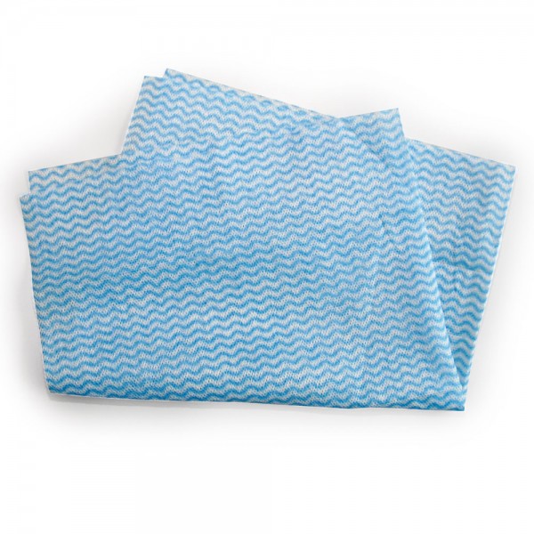 Spül- und Reinigungstuch ECO blau/weiss