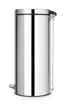 Treteimer 30lt, Brabantia newIcon Metall chrom poliert