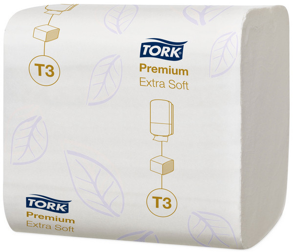 Toilettenpapier TORK, Tissue hochweiss (T3), 2-lg, 252 Blatt