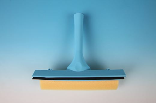 Fensterwischer 20cm Kunststoff blau