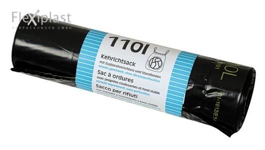 Kehrichtsäcke stark Zugband 110l A-Qualität, OKS