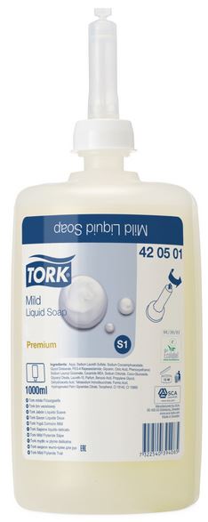 TORK Premium Flüssigseife Mild, 1lt, S1-System