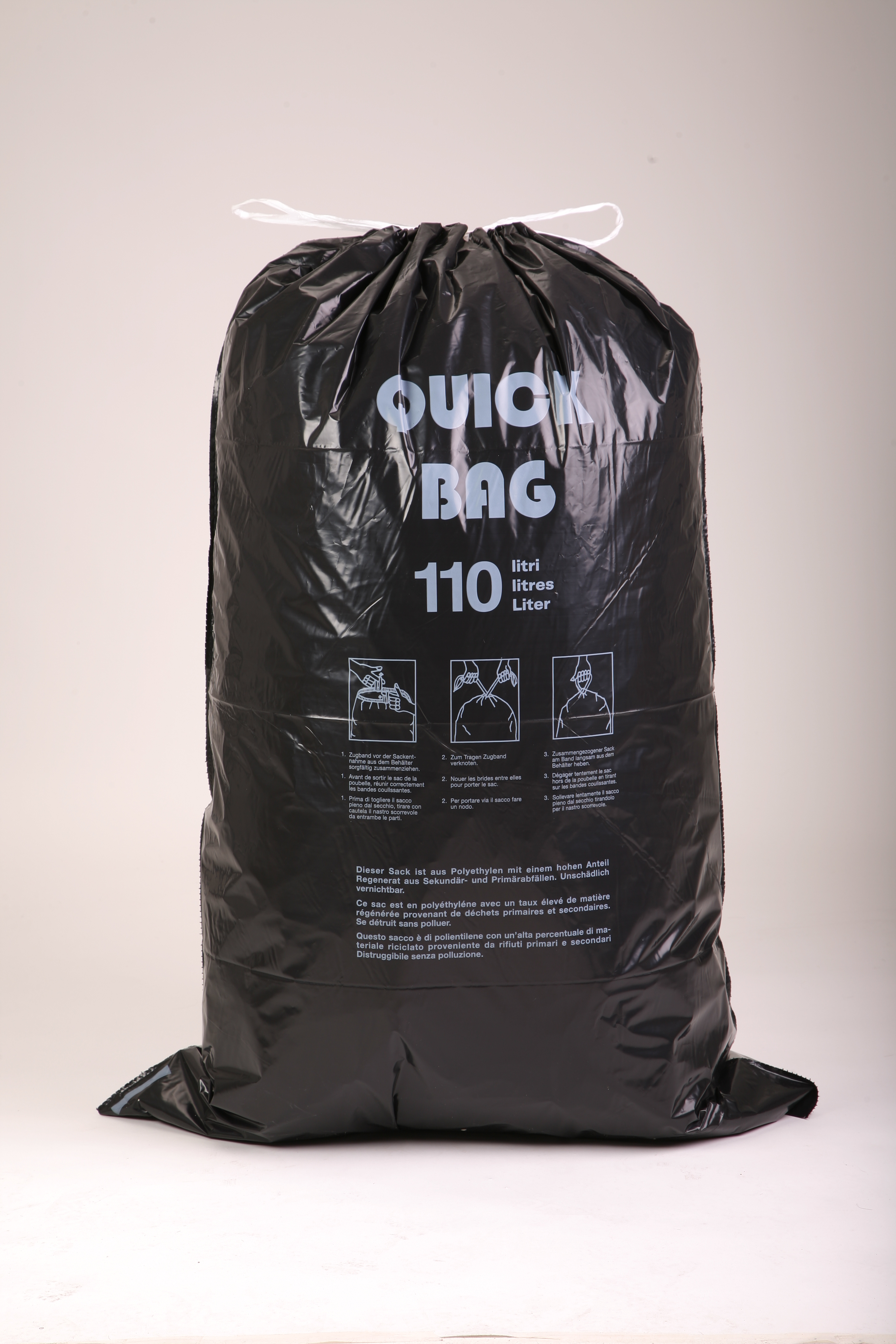 Kehrichtsack Zugband 110l "Standard", PE