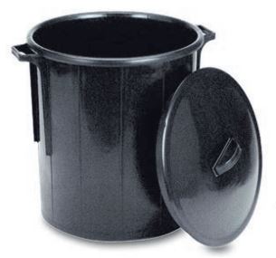 Deckel zu Abfalleimer Gastro 50lt, schwarz