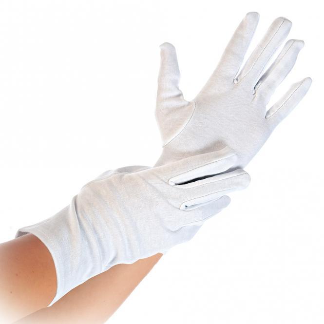 Baumwollhandschuhe S, weiss, 100%Baumwolle