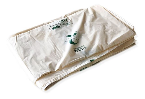 Containereinlagen Bio 800l, 100% biologisch abbaubar, natur