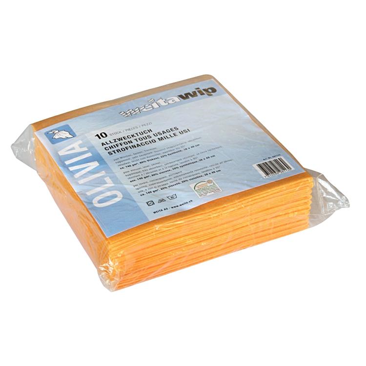 Allzwecktuch orange, ca. 38x40cm, ca. 140g/m2