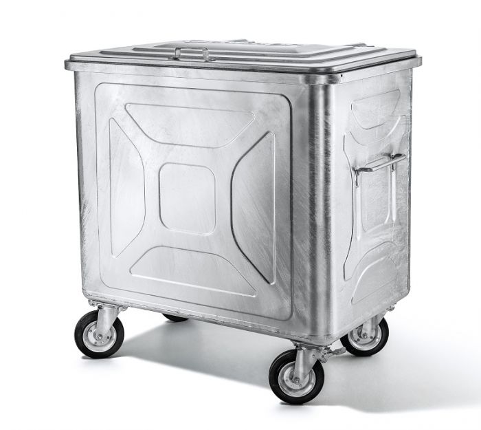 Abfallcontainer Stahl feuerverzinkt, Inhalt 800l