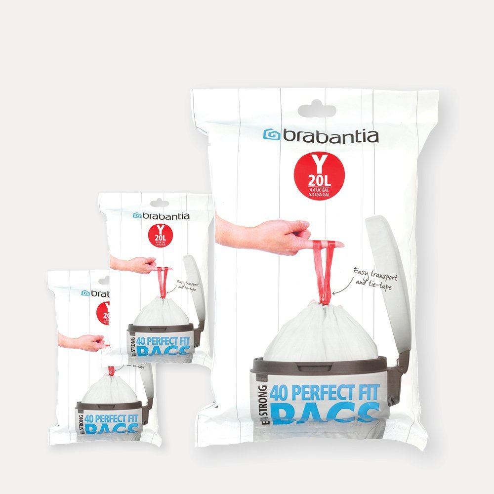 Kehrichtsack für 20l, weiss Code Y