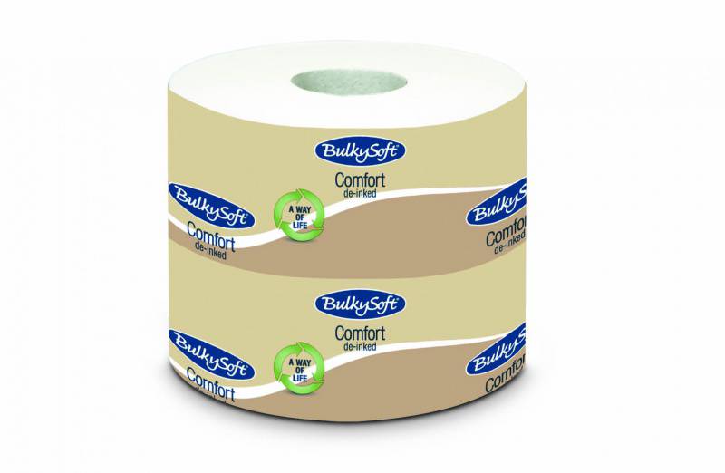 Toilettenpapier BulkySoft Comfort, Recycling de-inked