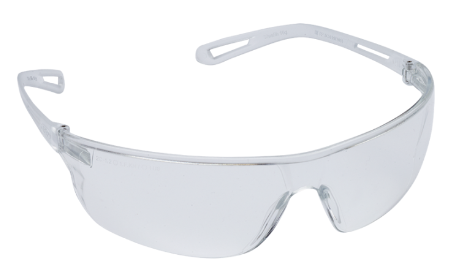 Schutzbrille ultraleicht 19gr. aus hartbeschichtetem Polykarbonat transparent