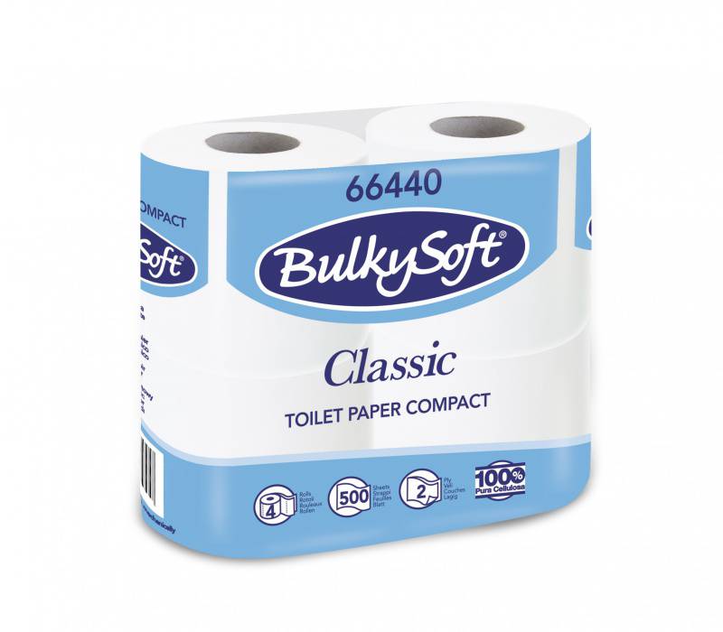 Toilettenpapier BulkySoft, 2-lg, 500 Blatt à 10.5cm