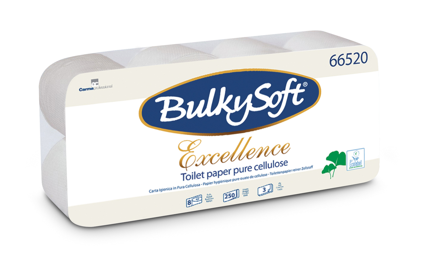 Toilettenpapier BulkySoft, 3-lg, 250 Blatt à 11.5cm