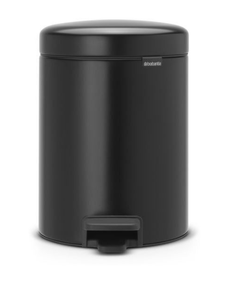 Treteimer 5lt, Brabantia newIcon Metall matt schwarz !NSV!