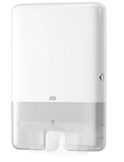 Papierhandtuchspender TORK Xpress, System H2, weiss, Kunststoff