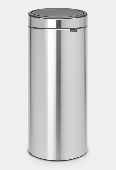 Treteimer 30lt, Brabantia Touch steel matt