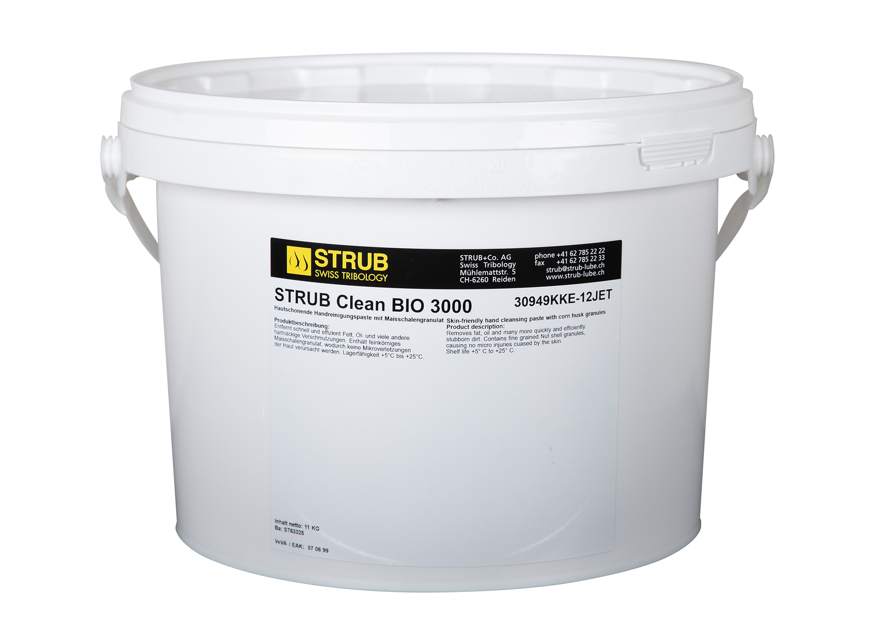 Handreinigungspaste STRUB Clean BIO 3000,  12kg Eimer