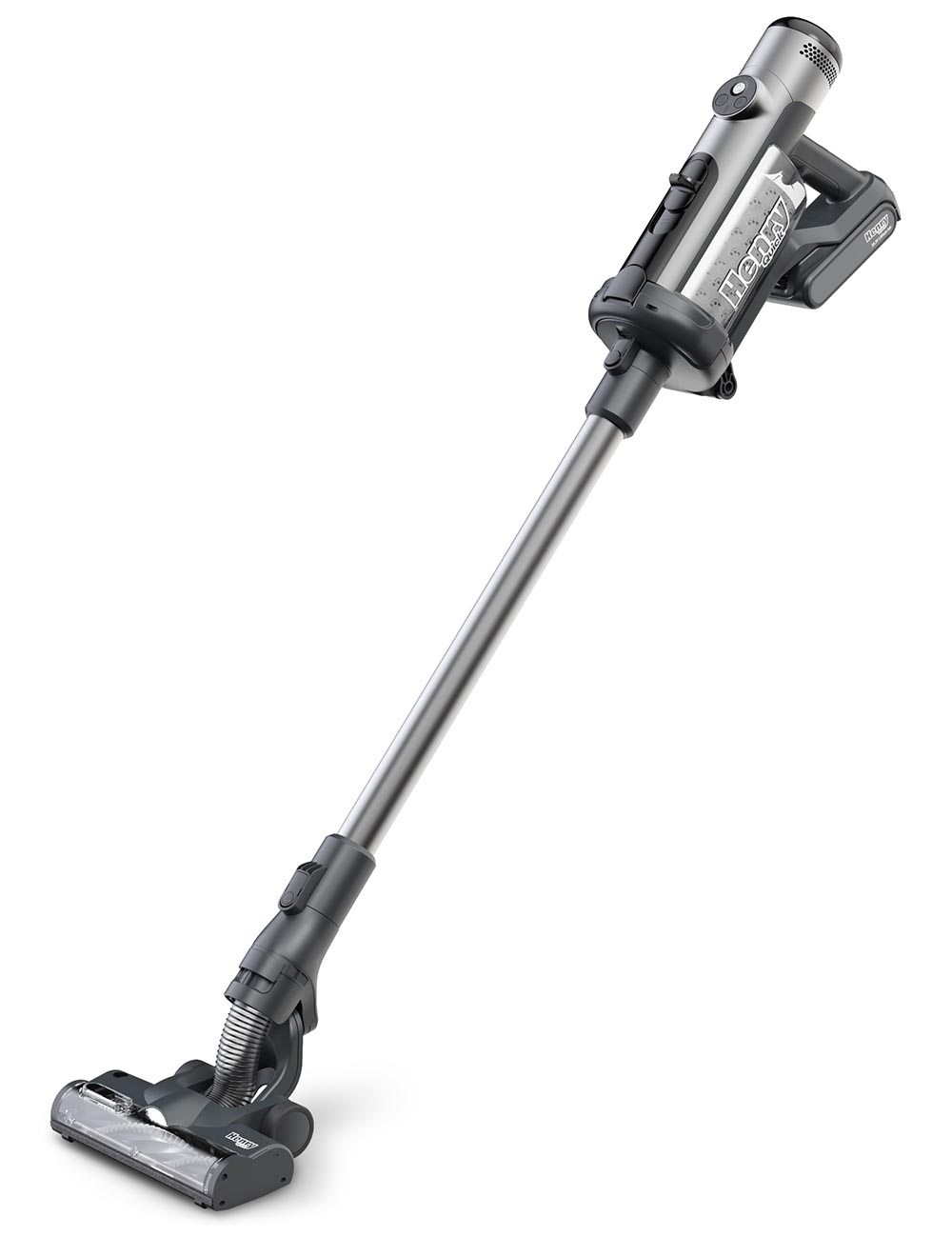 Hand Staubsauger NUMATIC HenryQuick HEN100, grau inkl. 1 Akku