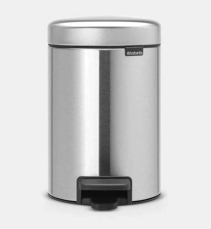 Treteimer 3lt, Brabantia newIcon Edelstahl matt Fingerprint Proof
